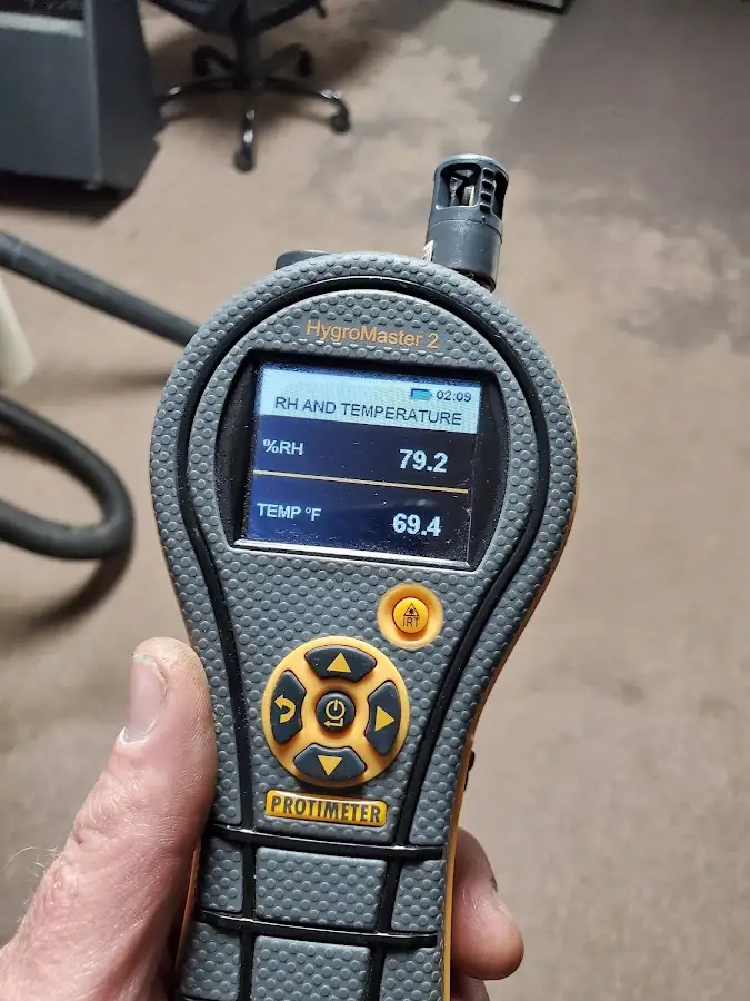 Moisture meter humidity assessment for Mold Remediation & Removal in Pleasant Hills